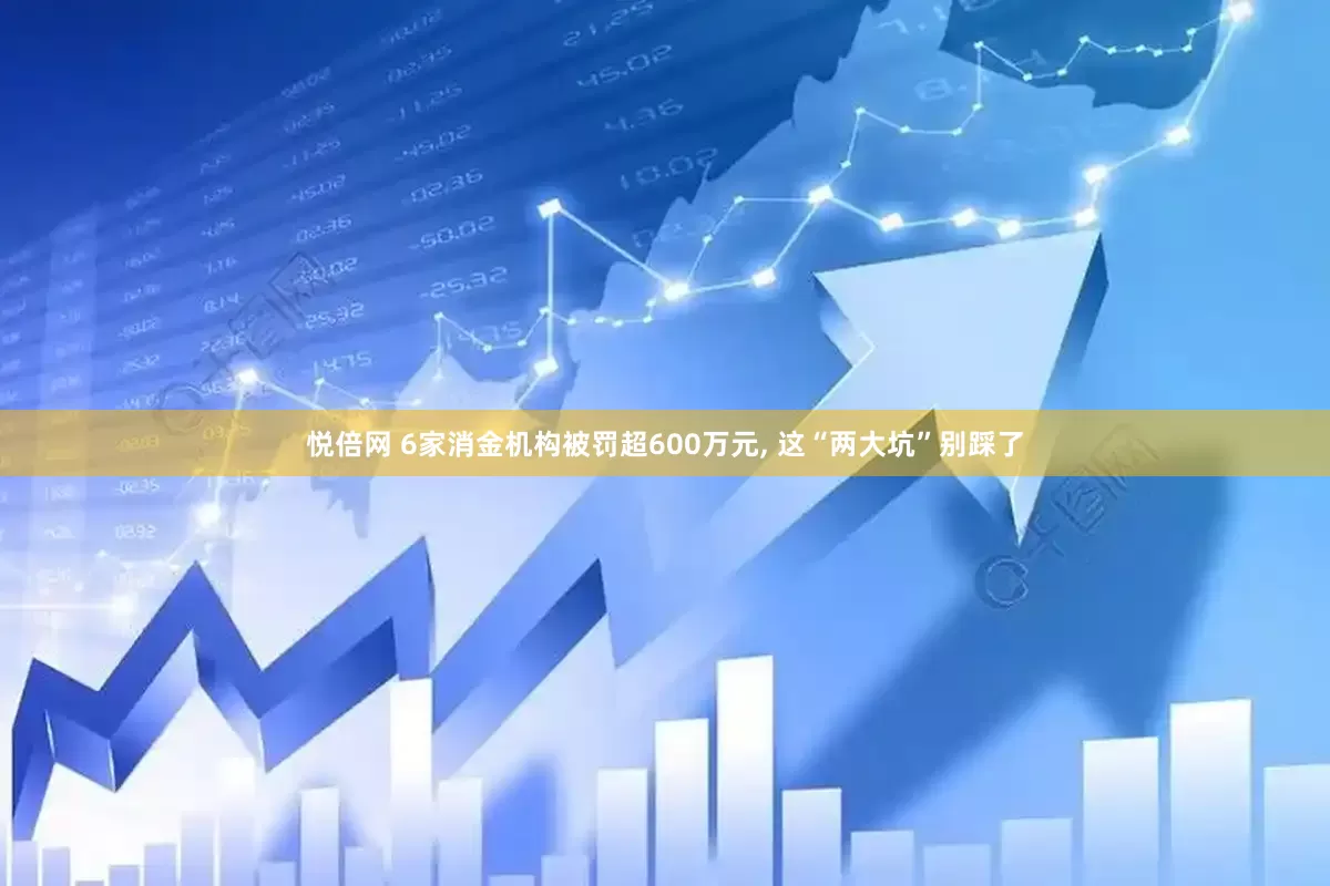 悦倍网 6家消金机构被罚超600万元, 这“两大坑”别踩了