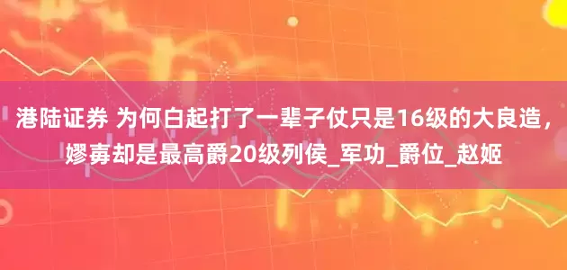 港陆证券 为何白起打了一辈子仗只是16级的大良造，嫪毐却是最高爵20级列侯_军功_爵位_赵姬